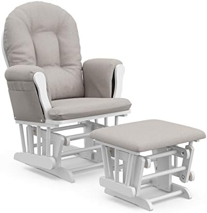 Storkcraft Premium Hoop Glider & Ottoman by Storkcraft