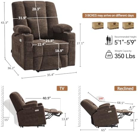 MCombo Power Lift Recliner Chair - Image 3