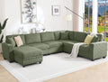 127" Modular Sectional Couch by Enjoyacomfortablehomelife