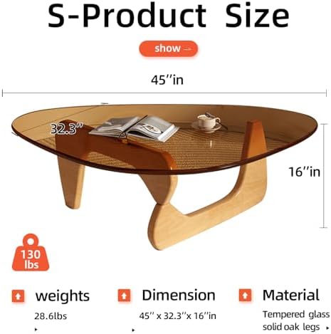 Glass Coffee Table, Mid Century Modern Coffee Table, Coffee Table - Image 2