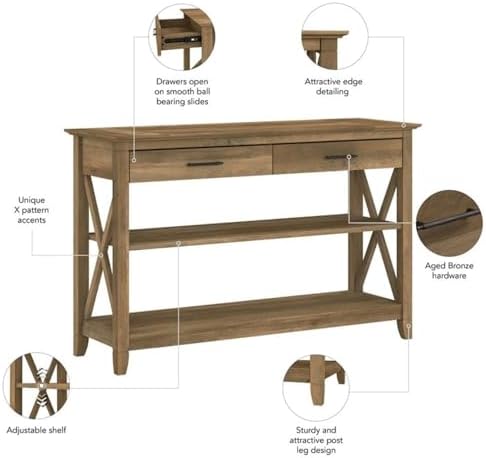 Bush Home Key West Console Table - Image 5