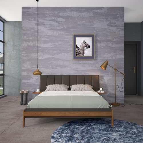 TOTIO Silver Grey Stained Plaster Contact Paper Smoky Gray Peel and Stick - Image 2