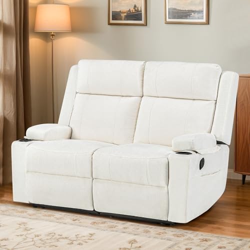 55" RV Loveseat Recliner – Space-Saving Double Reclining RV Sofa, Compact - Image 5