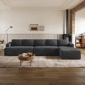 Novilla 144'' L-Shape Boneless Couches by Novilla
