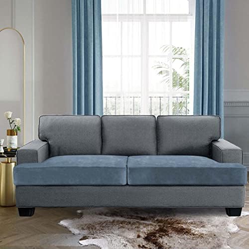 H.VERSAILTEX Stretch Velvet 2 Piece T Cushion Sofa Slipcovers - Image 2