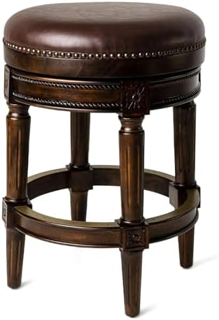 Maven Lane Pullman Backless Counter Stool, Dark Brown by Unknown