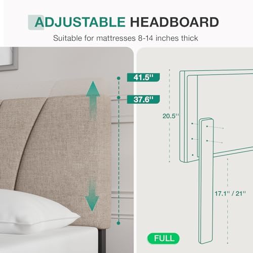 Novilla Full Size Bed Frame - Image 4