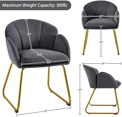 Yaheetech Flower Shape Vanity Chair - Image 3