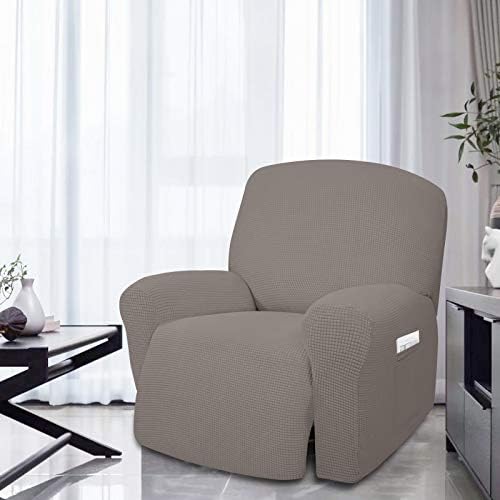 Easy-Going 4 Pieces Oversized Recliner Stretch Sofa Slipcover Sofa Cover - Image 2