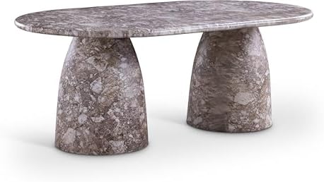 Meridian Furniture 702Brown-T Cosenza Collection Art Deco 78" Indoor/Outdoor by Unknown