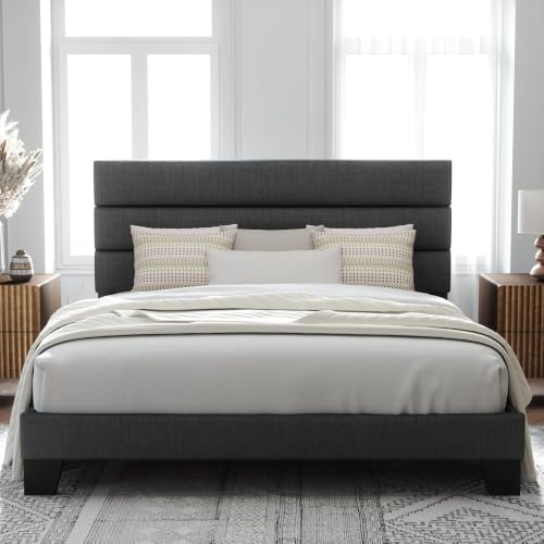 Allewie Cal King Size Platform Bed Frame by Allewie