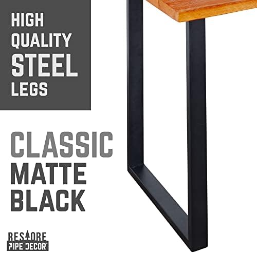 PIPE DECOR Sunset Cedar Solid Wood Rustic 48” Desk Kit - Image 5