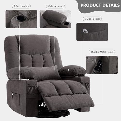 Swivel Rocker Recliner Chair - Image 5