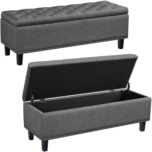 Yaheetech 49in Square Storage Ottoman Coffee Table by Yaheetech