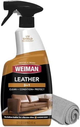 Weiman Leather Cleaner, Polish and Conditioner by Weiman