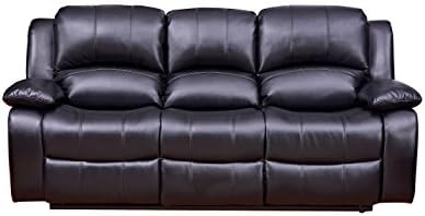 Betsy Furniture 2PC Bonded Leather Recliner Set - Image 4