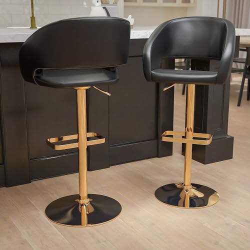 Flash Furniture Vinyl Adjustable Barstool - Image 2