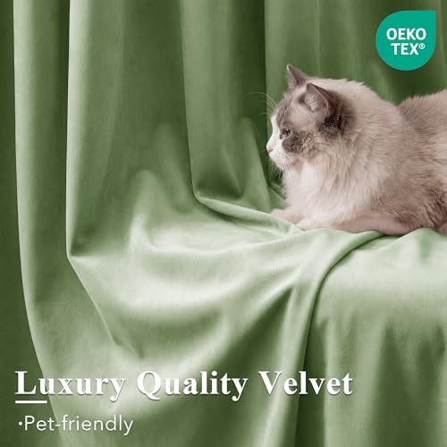 StangH Retro Green Velvet Curtains - Image 5