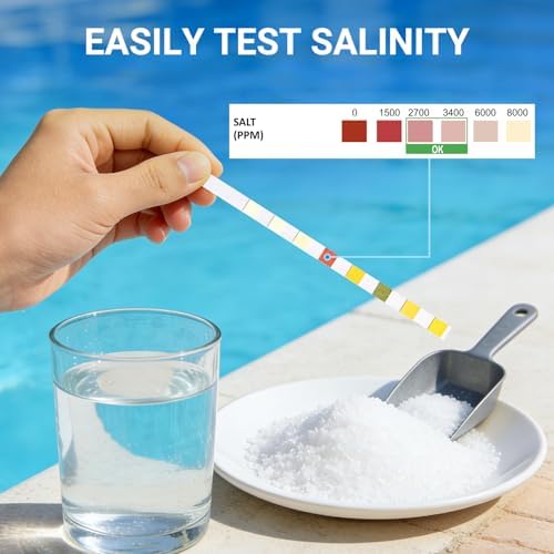 9 in 1 Pool Test Strips, 120 Total Strips, 100 8-Way Water Test Strips + 20 - Image 3