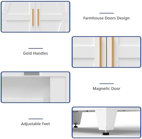 COFaR Metal Armoire Wardrobe Closet - Image 7