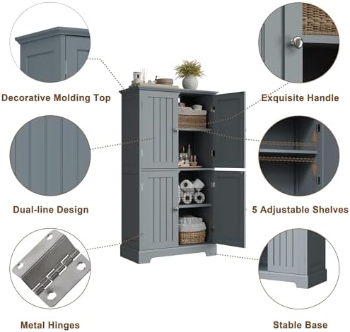 ChooChoo Bathroom Floor Cabinet - Image 4
