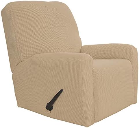 Easy-Going Stretch Recliner Chair Sofa Slipcover Washable Sand by Easy-Going