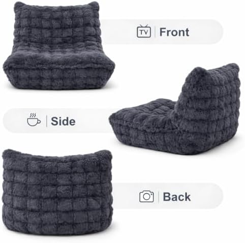 Memory Foam Bean Bag Chairs - Image 4