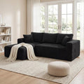 92.5" Modular Sectional Sofa, L-Shaped Cloud Couch by ICCEQUEEFURNITURE