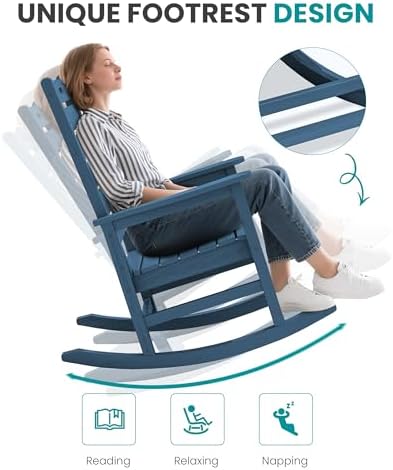 SERWALL Oversized Outdoor Rocking Chair - Image 5