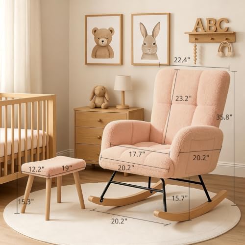 COMHOMA Nursery Rocking Chair - Image 2