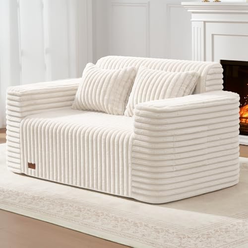 ZurNesfure Sofa Couch Loveseat Boneless Sofa by ZurNesfure