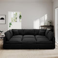 Linen Sleeper Sofa Bed, Modern Sectional Sofa Couch by Gtilzria