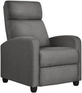 Yaheetech Recliner Chair with 3 Adjustable Angles Living Room Chairs Gray by Yaheetech