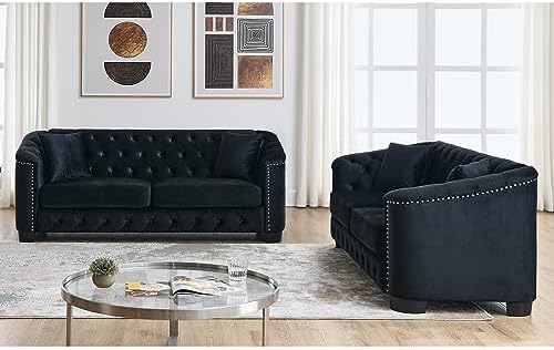 3-Seater Chesterfield Sofa Set of 2 - Image 6