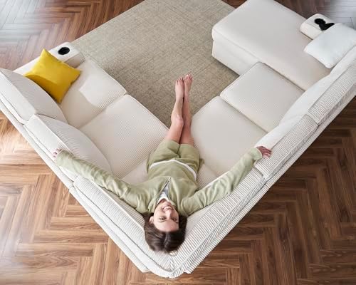 112" Sectional Couch, U Shaped Couch - Image 6