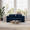 Novilla 70.8" Modular Loveseat Sofa, Small Space Sectional Couch, Modern Cloud by Novilla