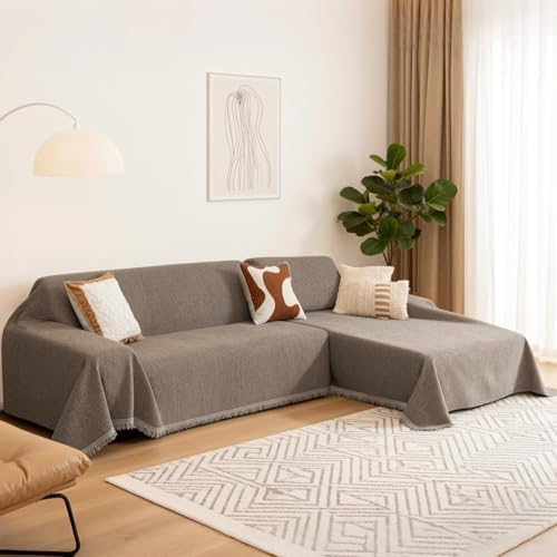 MYSKY HOME L Shape Sectional Couch Cover by MYSKYHOME