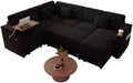 Oversized Modular Sectional Sleeper Sofas by LITVZ