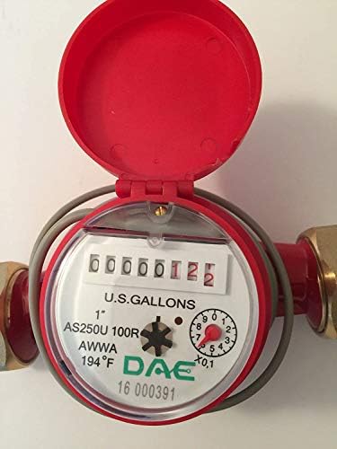 DAE AS250U-100RP 1" Hot Water Meter - Image 4