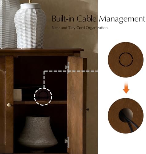 HULALA HOME Sideboard Buffet Cabinet - Image 4