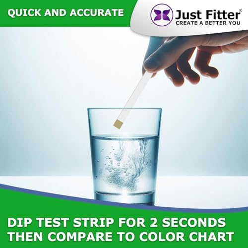 Just Fitter Alkaline Water pH Test Strips. Testing Kit - Image 4
