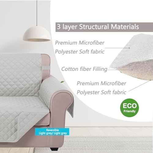 U-NICE HOME Reversible Sofa Cover Couch Cover - Image 4