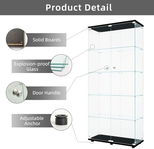 LFT HUIMEI2Y 5-Tier Glass Display Cabinet - Image 5