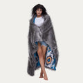 Luxury Plush Faux Fur Throw Blanket by HORIMOTEHOME