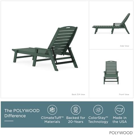 POLYWOOD Nautical Chaise - Image 4