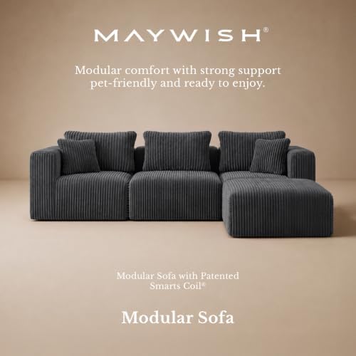 Maywish Modular Boneless Couch 70 Inch, Sectional Loveseat - Image 3