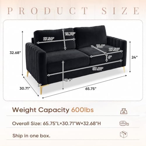 Deolme Small Couch for Bedroom - Image 2