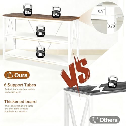 Entryway Console Table, 3 Tier Entry Table - Image 5