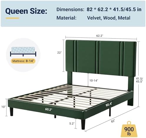 Allewie Queen Platform Bed Frame - Image 2