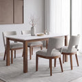 Wooden Kitchen Chairs with Open Hollow Back Set of 4 by DMFurniture